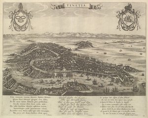 Utsikt over Venezia, midten av 1600-tallet. av Unbekannt