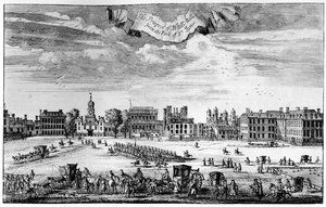 Utsikt over Whitehall fra St James