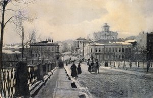 Utsikt over Znamenka Street om vinteren, Moskva, Russland, tidlig på 1900-tallet av Unbekannt