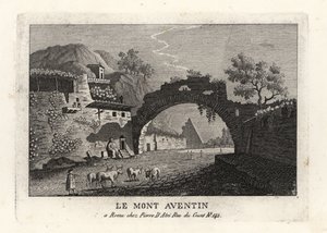 View of the Aventine Hill, one of the Seven Hills of Rome av Unbekannt