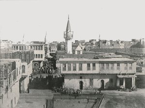 Utsikt over gamlebyen, Suez, Egypt, 1895. av Unbekannt