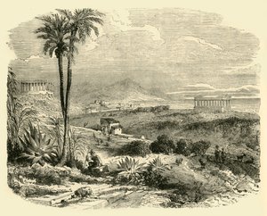 Utsikt over kysten av Sicilia, 1890. av Unbekannt