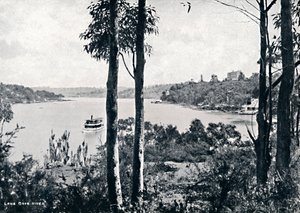 Utsikt over Lane Cove River, c1900. av Unbekannt