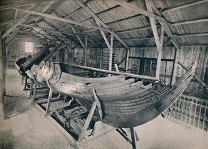 Vikingskip, 1914. av Unbekannt