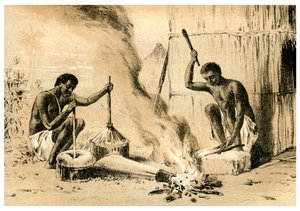 Village Blacksmiths, 1883 av Unbekannt