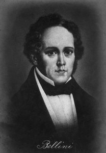 Vincenzo Bellini 1801-1835, italiensk komponist, 1900-tallet av Unbekannt