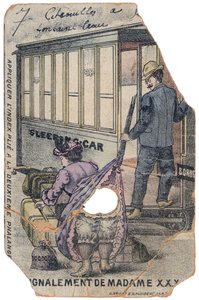 Vintage fransk postkort, c1900 av Unbekannt