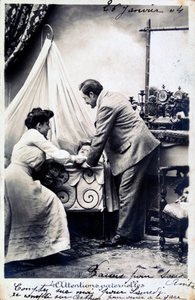 Vintage fransk postkort, c1900 av Unbekannt