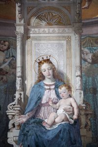Jomfru- og barnemaleri i San Filippo Neri-kirken, Torino, Italia av Unbekannt