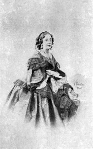 Virginie Dejazet , fransk skuespillerinne, c1845-1875 av Unbekannt