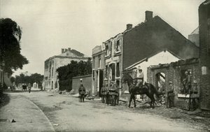 Visé i tyskernes hender, 1919. av Unbekannt
