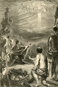 Visjon av korset ved Saxa Rubra, 1890. av Unbekannt