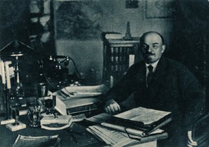 Vladimir Ilich Lenin, russisk bolsjevikleder, Moskva, Russland, 7. oktober 1922 av Unbekannt