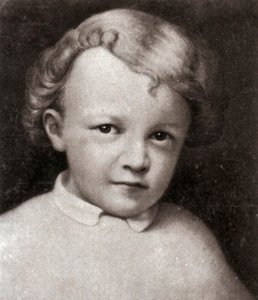 Vladimir Ilich Lenin, russisk bolsjevikisk revolusjonær leder, 4 år gammel, 1874 av Unbekannt
