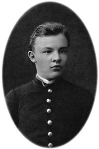Vladimir Ulyanov Lenin som grammatikkskoleelev, Simbirsk, Russland, 1879 av Unbekannt