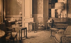Venterom på ministerkontoret ved den cubanske ambassaden i Brussel, Belgia, 1927. av Unbekannt