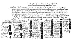 Ordre for henrettelse av kong Charles, 1648, 1909 av Unbekannt