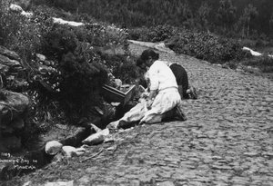 Vaskedag på Madeira, Portugal, c1920-c1930s av Unbekannt