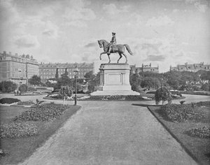 Washington Statue, Public Garden, Boston, c1897. av Unbekannt