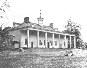 Washingtons hjem, Mount Vernon, Virginia, USA, c1900. av Unbekannt
