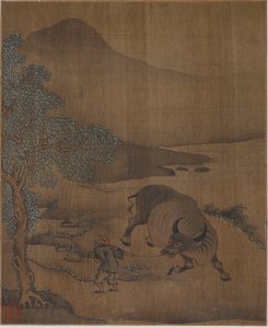 Vannbøffel og herdboy, muligens Ming-dynastiet, 1368-1644. av Unbekannt