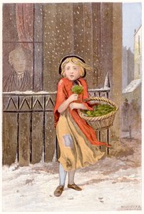 Brønnkarseselger, c1880 av Unbekannt