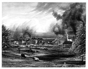 Wedgwood-fabrikken, Etruria, Hanley, Staffordshire, England av Unbekannt