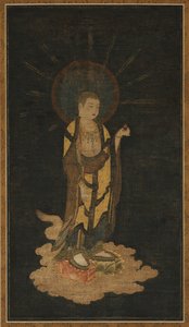 Innbydende nedstigning av Jizo Bosatsu, 1200-tallet. av Unbekannt