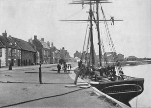 Wells - The Quay, 1895 av Unbekannt