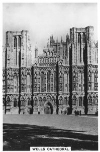 Wells Cathedral, Wells, Somerset, England, 1936 av Unbekannt