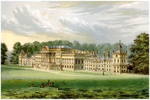 Wentworth Woodhouse, Yorkshire, hjemmet til Earl Fitzwilliam, c1880 av Unbekannt