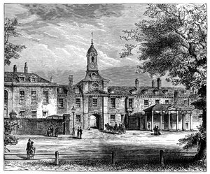 Vestfronten av Kensington Palace, London, 1900 av Unbekannt
