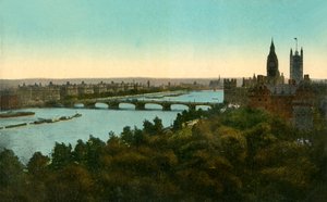 Westminster Bridge, London, c1910. av Unbekannt