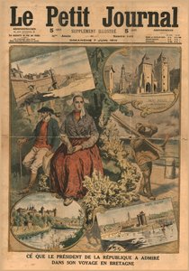 Hva presidenten beundret under sin reise til Bretagne, 1914. av Unbekannt