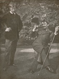 Whistler og Menpes, c1885, 1904. av Unbekannt