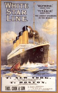 White Star Line. Titanic og Olympic, ca. 1911 av Unbekannt