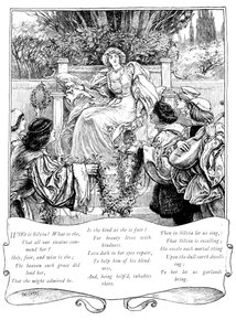 Hvem er Silvia, 1895 av Unbekannt
