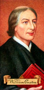 William Caxton, hentet fra en serie sigarettkort, 1935 av Unbekannt
