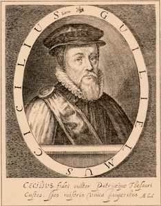 William Cecil, 1. baron Burghley 1520-1598, engelsk statsmann, 1889 av Unbekannt