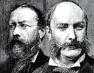 William Henry Preece og John William Strutt. av Unbekannt