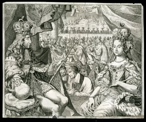 William III og Mary II, konge og dronning av Storbritannia og Irland, c1689 av Unbekannt