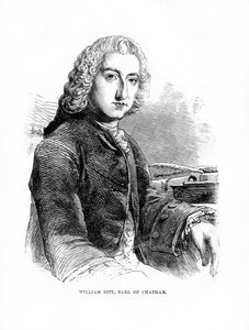 William Pitt, 1st Earl of Chatham, British Whig-statsmann, 1872 av Unbekannt