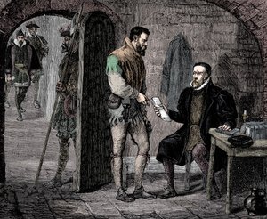 William Tyndale, engelsk oversetter, 1536 sent på 1800-tallet av Unbekannt
