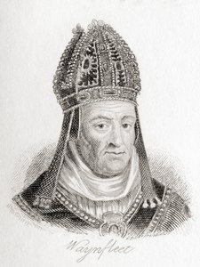 William Waynflete født William Patten, ca. 1398 - 1486. av Unbekannt