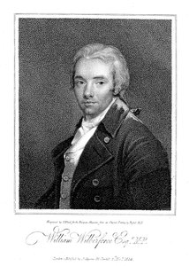 William Wilberforce , engelsk filantrop og kampanje mot slaveri, 1814 av Unbekannt
