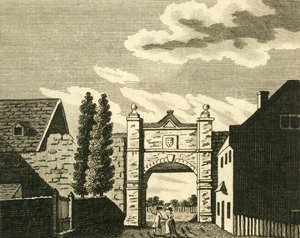 Wincheap Gate, ved Canterbury, c1786. av Unbekannt