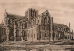 Winchester Cathedral, Hampshire, tidlig på 1900-tallet av Unbekannt