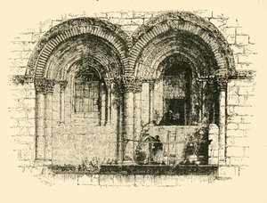 Vinduer av Den hellige gravs kirke, Jerusalem, 1890. av Unbekannt
