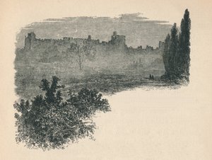 Windsor Castle fra Home Park, 1895 av Unbekannt