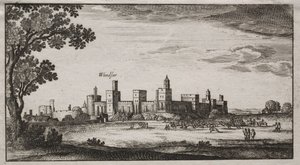 Windsor Castle fra sørøst, 1600-tallet. av Unbekannt